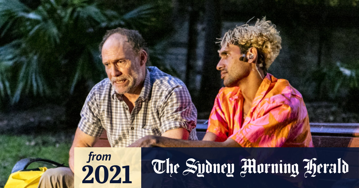 Searing drama unfolds on a park bench